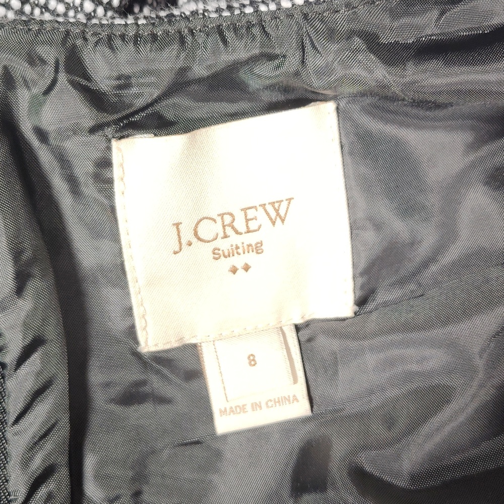 J. Crew Suiting tweed sheath pencil dress 8 - Picture 11 of 13